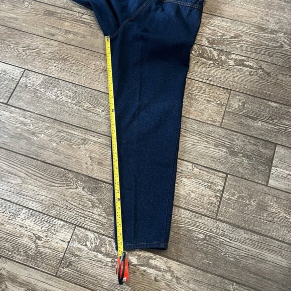 Vtg Lee Riders Mom Jeans Womens 12M Classic Fit Denim Tapered Leg High Rise USA - Picture 8 of 8